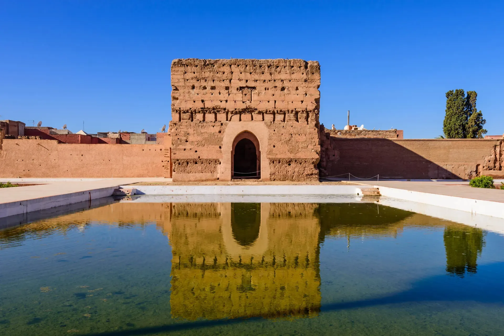 Place Jemaa el-Fna et minaret de la Koutoubia